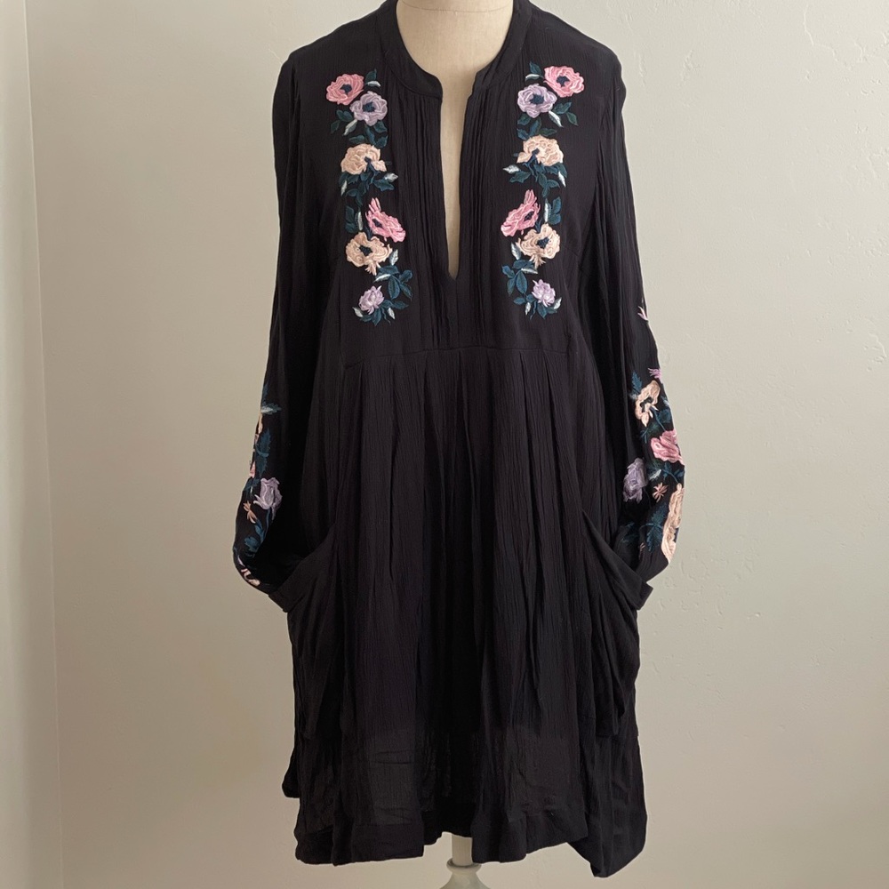 Free People black dress size M